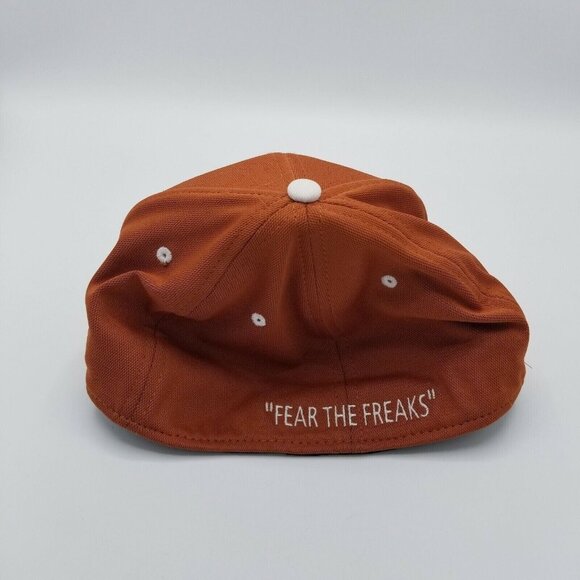 Fear The Freaks Baseball Hat M/L Orange EUC Cap - Picture 8 of 14